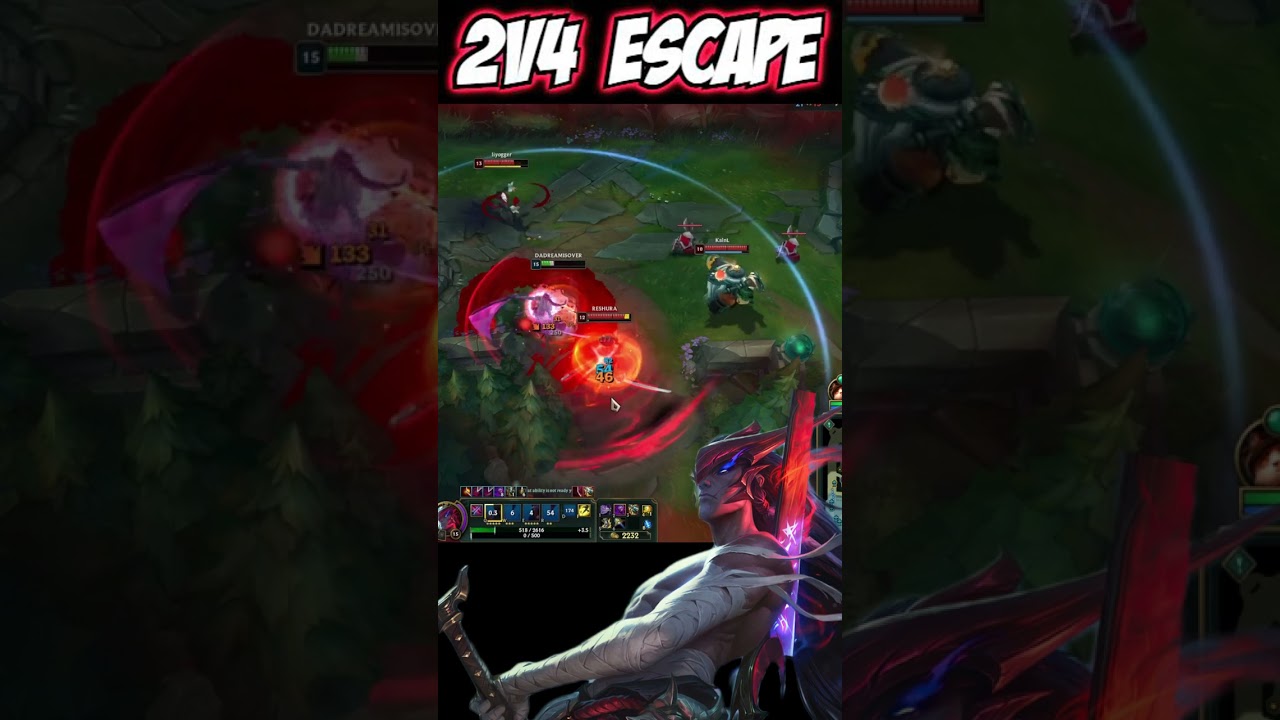 Thresh Lantern Saves Yone in 1v4 