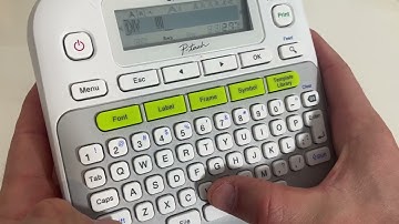 How To Print Roman Numerals With A Brother P-Touch Label Maker