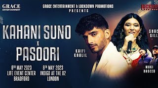 KAHANI SUNO ❤️ KAIFI KHALIL | LIVE IN CONCERT UK TOUR 2023. F﻿IRST TIME IN THE UK @KaifiKhalil