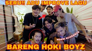 ADU IMPROVE LAGU SAMA HOKIBOY SI KUNCIR SUARANYA NGERIII