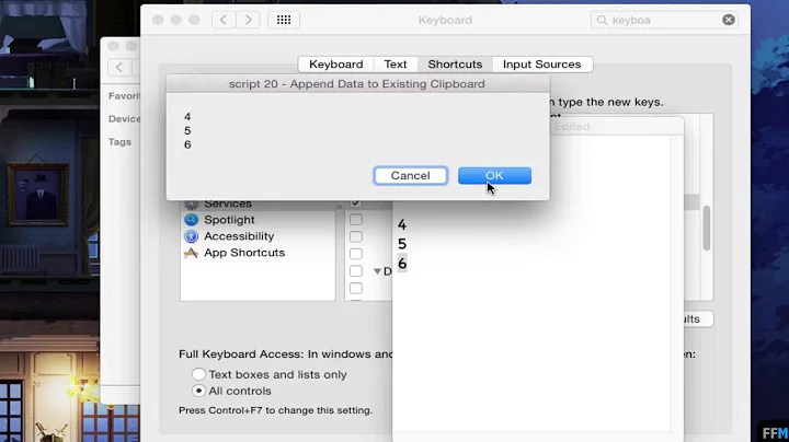 AppleScript: Append Data to Existing Clipboard Free on Mac