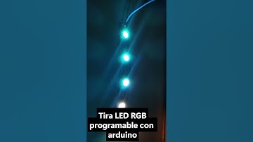 Increible tira LED RGB programable con arduino #diy  #compras #arduino #casero