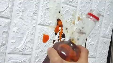 Test khả năng chống bám bẩn, chống thấm nước,chống ẩm mốc của siêu phẩm XỐP DÁN TƯỜNG 3D