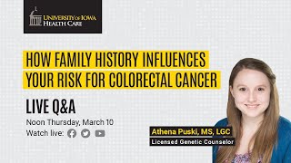 How Family History Influences Your Risk for Colorectal Cancer How To Know Genetic Risk Of Colon Cancer