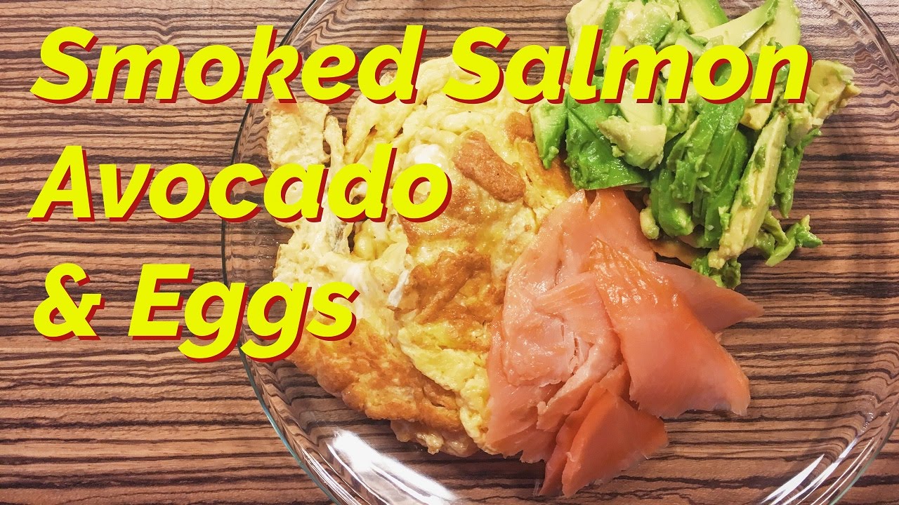 Simple Keto Breakfast Full Of Healthy Fats Smoked Salmon Scrambled