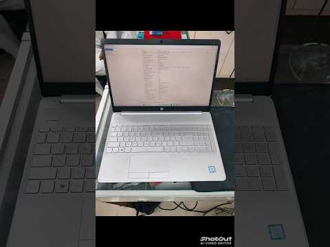 💥💥💥Hp laptop silver i5 8th generation 8gb ram256gb SSDC  & D part New New keyboard New #laptopram