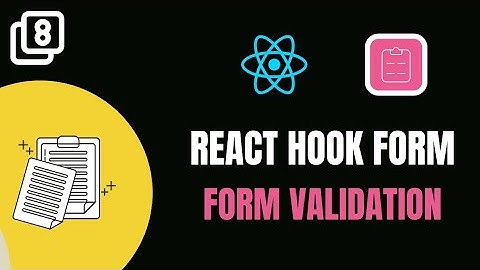 #8 REACT HOOK FORM 📝 - FORM VALIDATION 🚀 #codewithaswin #yt #reactjs #reacthookform #formvalidation