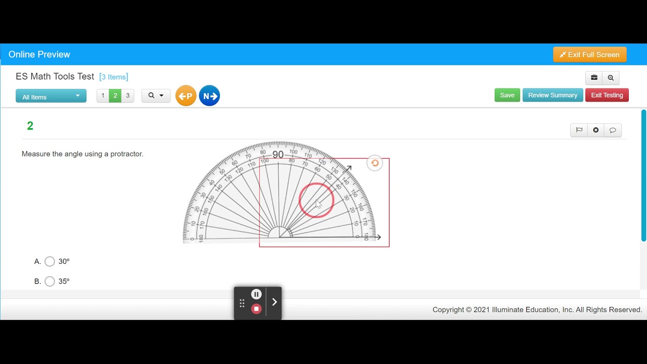 SchoolCity online tools - Protractor - YouTube