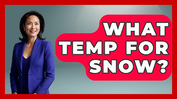 What Temp For Snow? - Weather Watchdog