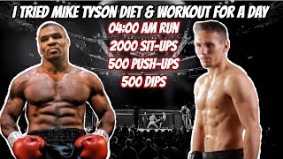 I Tried Mike Tyson's  Diet \& Workout for a Day