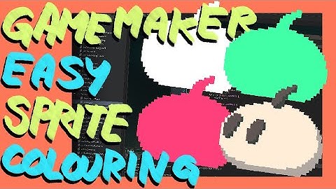 Game Maker Sprite recolor w/o shader // Tutorial