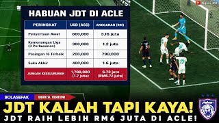 Terkini Jdt Tersingkir Tapi Bawa Pulang Rm6.7 Juta