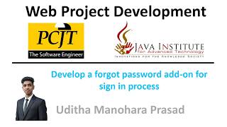 5. Develop a forgot password add-on for sign in process