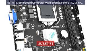 H61M-I Motherboard Computer Main Board Desktop ITX Mini Computer Sm... — Top Rated 2026 | Buy Now!