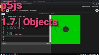 1.7 | p5js - Objects (urdu/hindi)