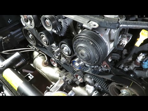 How to Replace the Timing Belt and Water pump Subaru 2.5L Part 2: Replacement