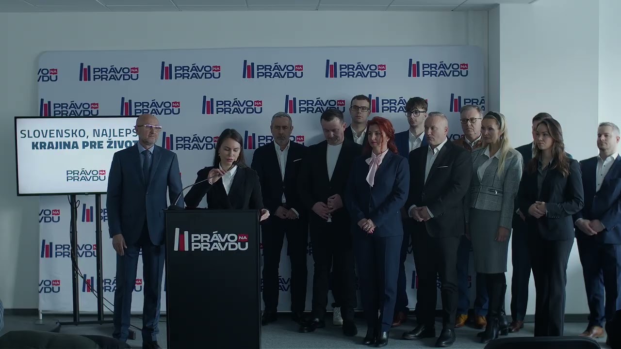 PRÁVO NA PRAVDU VSTUPUJE DO POLITIKY S JASNÝM PROGRAMOM A VEDENÍM.