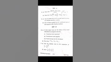 BBA 1st Semester Business Mathematics |  Paper | December 2022 MDU