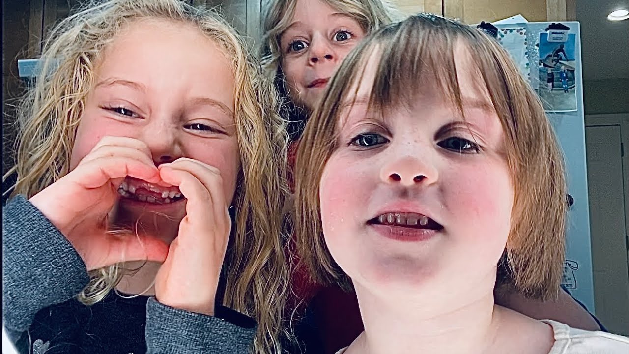 Cutting all the girls hairs!