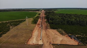 Enbridge Line 3 Pipeline Construction Flyover