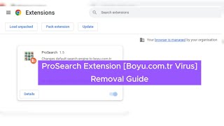 How to Remove ProSearch Extension [boyu.com.tr Hijacker]?