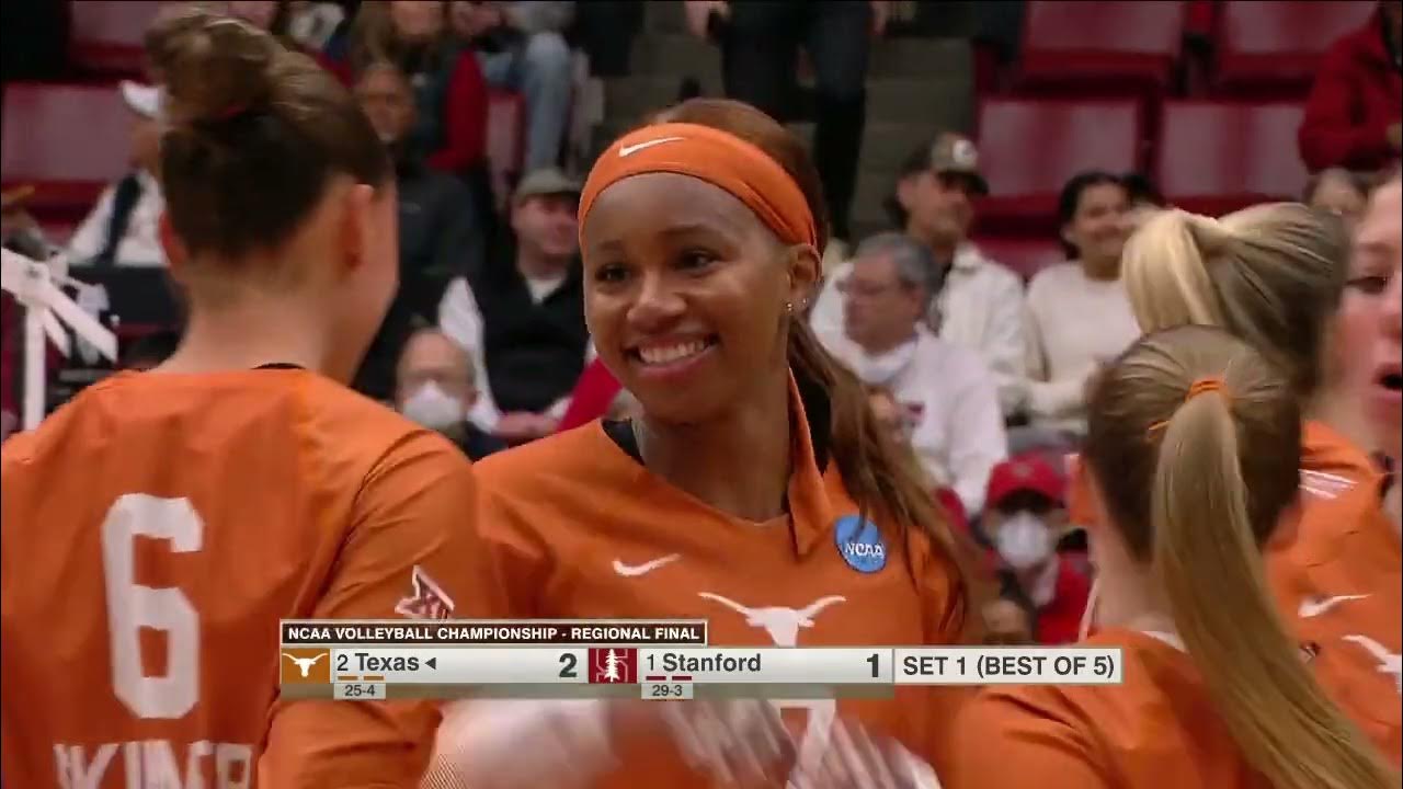 2 Texas vs 1 Stanford Regional Final NCAA Women Volleyball Full