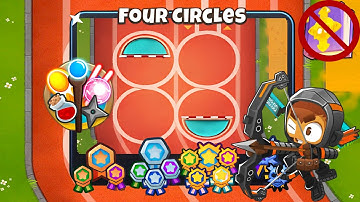 How To Beat Magic Monkeys Only in Four Circles! | BTD 6 (2025 Updated)