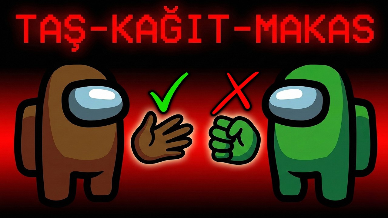 BİRİNİ SEÇ! TAŞ KAĞIT MAKASI KAZAN! EKİPLE AMONG US CHALLENGER MODU İNCELEME | Eksto Can