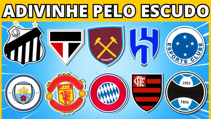 ADIVINHE O TIME COM ESCUDO DO CLUBE AMPLIADO  NÍVEL DIFÍCIL - QUIZ DE  FUTEBOL 2022/23 