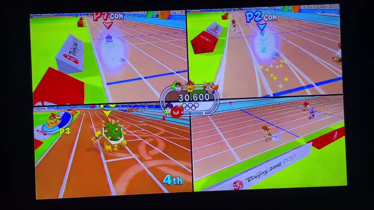 M&S at the Olympic Games 4x100m Relay (Team Sonic vs Team Wario) + Team Dr. Eggman Loses