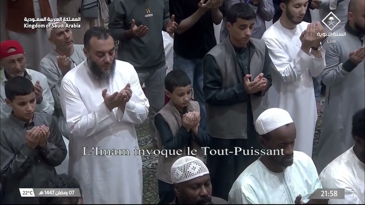 الشفع و الوتر مع دعاء القنوت للشيخ أحمد الحذيفي ليلة 8 رمضان 1447هـ