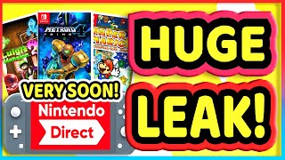 NEW Nintendo Switch Leaks! Metroid prime 4, Mario, 2024 Nintendo Direct February & MORE!