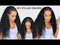 🔥HOW TO : DIY EASY FULANI BRAIDS /CROCHET METHOD /TRENDING HAIRSTYLE / Protective Style / Tupo1
