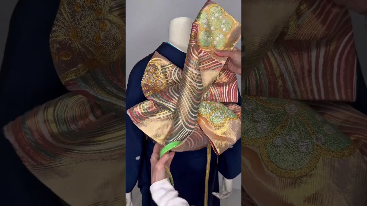 振袖帯結び2026 #成人式 #ハーフ成人式 #着物 #帯結び #振袖帯結び #kimono