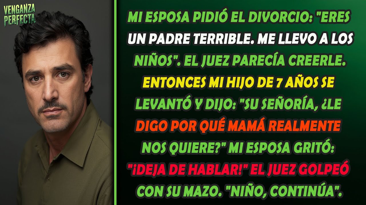Un juez estaba a punto de quitarme a mis hijos… hasta que mi hijo de 7 años dijo ESTO