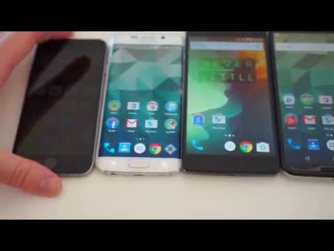 Size comparison: OnePlus 2 vs iPhone 6 vs Galaxy S6 vs Nexus 6
