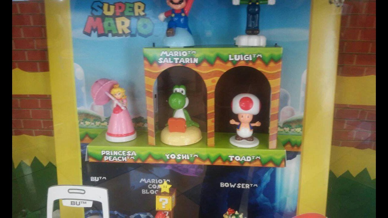 Juguetes Super Mario Bros en Mc Donald´s con tu Happy Meal de Noviembre 