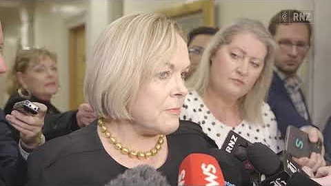 Judith Collins and Jacinda Ardern address events r...