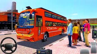 Bus Masters India Simulator 3D - Luxury Coach New Indian Bus Driving - Android GamePlay  screenshot 4