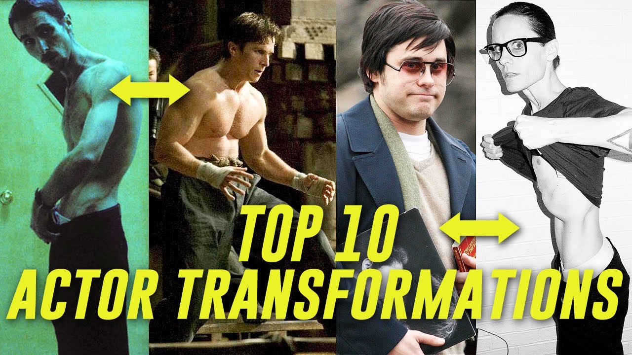 Top 10 Actor Transformations - YouTube