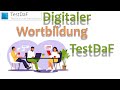 Digitaler TestDaF. Wortbildung des Verbs.