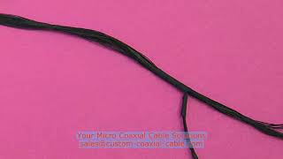 Micro Coaxial Cable Harnesses Assemblies I-Pex 20848-040T Rosenberger Hsd Camera Micro-Coax Cable To