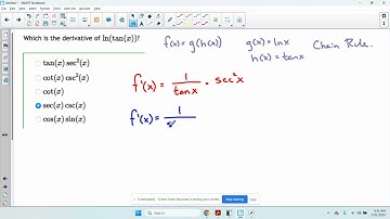 MAT190: Chapter 3 - Chain Rule with Trig Functions Ex. 2