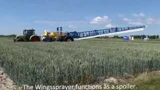 Wingssprayer Product Demonstration, Single Run