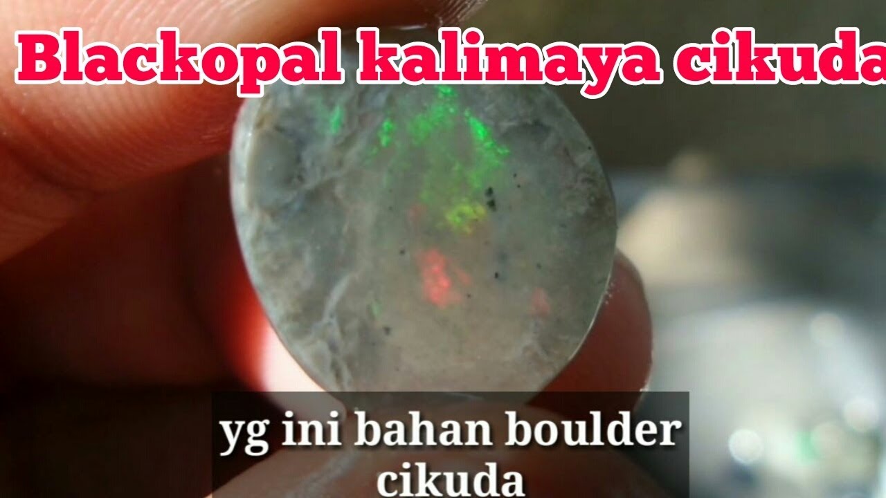 Paket black opal kalimaya boulder cikuda