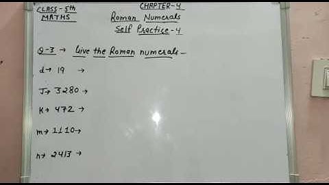 09/05/2020 Class 5 Mathematics Chapter 4 Video No. 31
