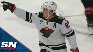 Kirill Kaprizov Gets A Friendly Bounce For His Third Career Hat Trick