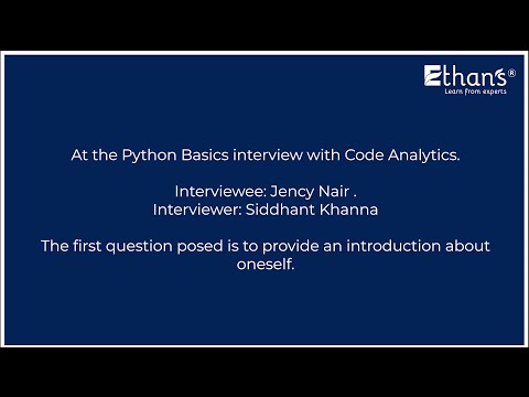 Software Engineer It Fresher Job Interview Full Mock Interview