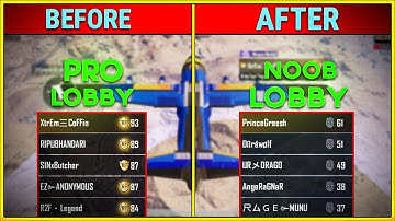 How To Get Noob Lobby Every Time In Pubg Mobile | GET 20+ KILLS IN EVERY MATCH ( In HINDI )