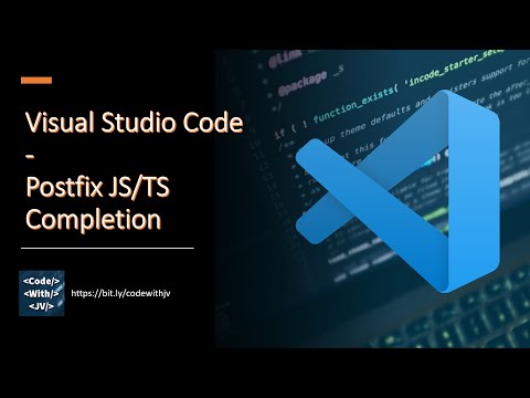 Visual Studio Code - Postfix JS/TS Completion